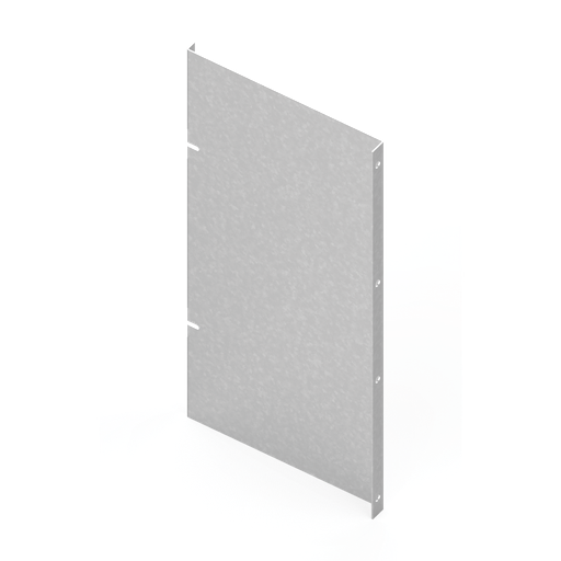 Product image for Hoffman PPSM64G Side-Mount Panel, 627x 343mm, Gray, Steel