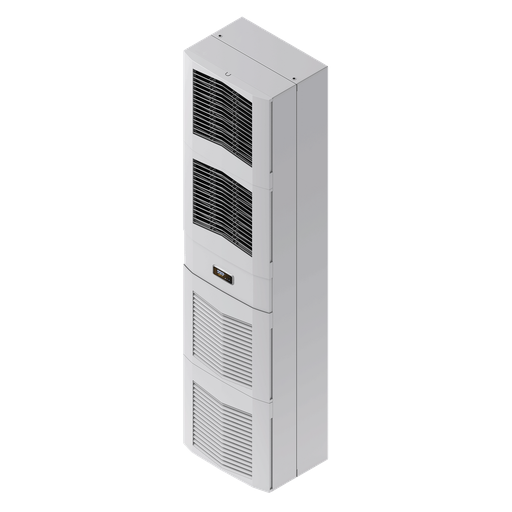 Product image for Hoffman S101046G050 SPECTRACOOL Slim Fit Indoor Air Conditioner, 37.40x 15.70x 10.20", Lt Gray, Steel