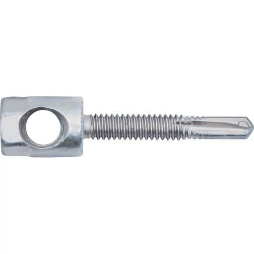 Product image for Caddy HMZH475 HangerMate Horizontal Mount Screw for Steel, 3/8" Rod, 0.06"-0.25" Flange
