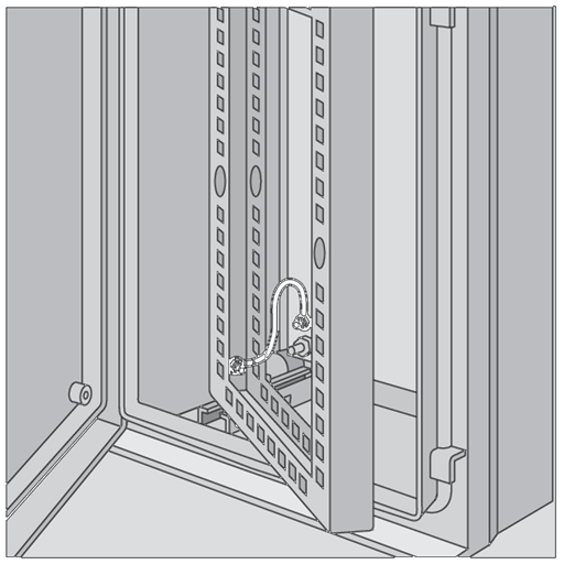 Product image for Hoffman UUGK Grounding Device, fits Ultrx, Copper