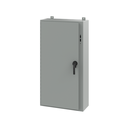 Disconnect Enclosure with Handle Type 12, 48.00x25.38x10.00, Gray, Steel