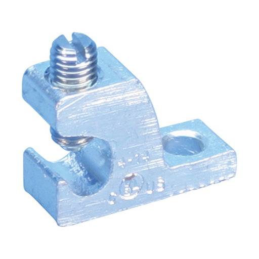 Product image for Erico EL6CADB Lay-In Lug, #14 Solid-#4 Stranded, 2.5 mm² Stranded-16 mm² Stranded