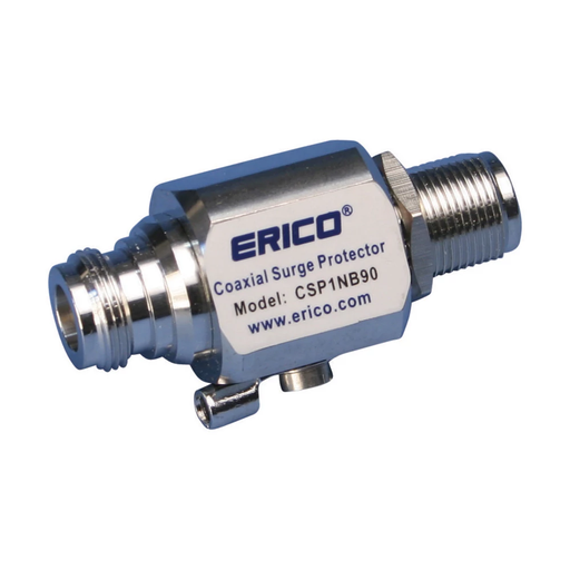 Product image for Erico CSP1NB90 Coaxial Surge Protector, N-Type, F/F, 450 V Spark-Over Voltage @ 100 V/?s