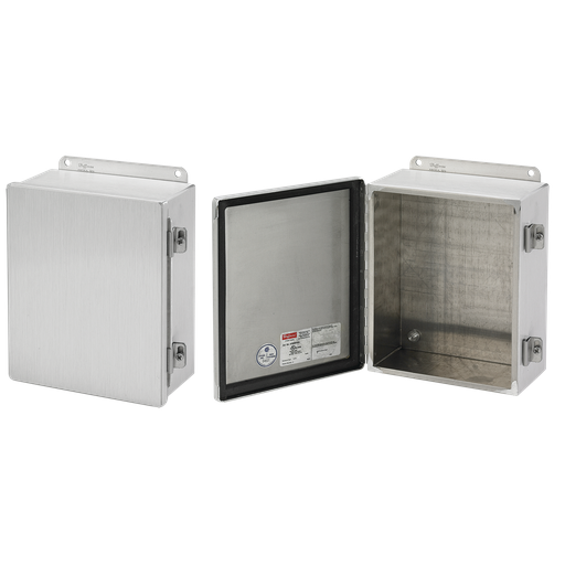 Mayer-DDS-Continuous Hinge with Clamps Type 12, 10.00x8.00x4.00, Brushed, Aluminum-1