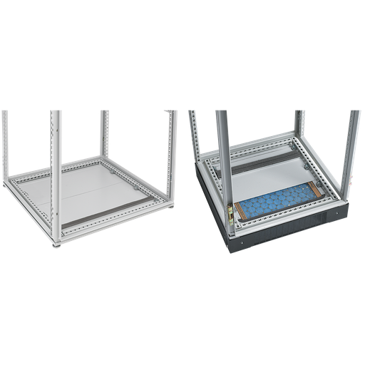 Product image for Hoffman PGP126 PROLINE Gland Plates, fits 1200x 600mm, Lt Gray, Steel