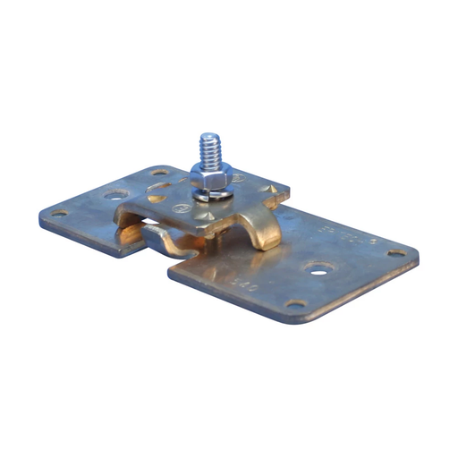 Product image for Erico LPC540 Stamped Bonding Plate, Copper, Bare