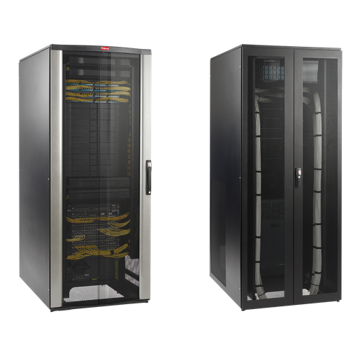 ProLine Network Switch Cabinet no Sides, 2000x1000x1200mm, Lt Gray, Steel