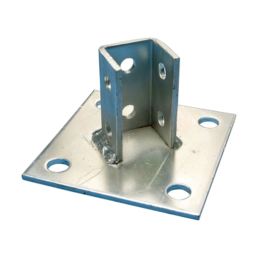 Product image for Erico P110000HD 45deg Post Base for Strut Type A, HD, 6" x 6" x 3.5"
