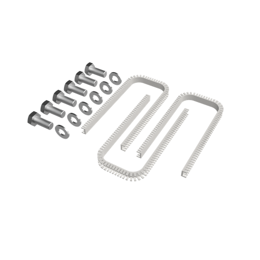 Product image for Hoffman PTJT Transportation Base Joining, Side-to-Side, fits Side to Side, Steel