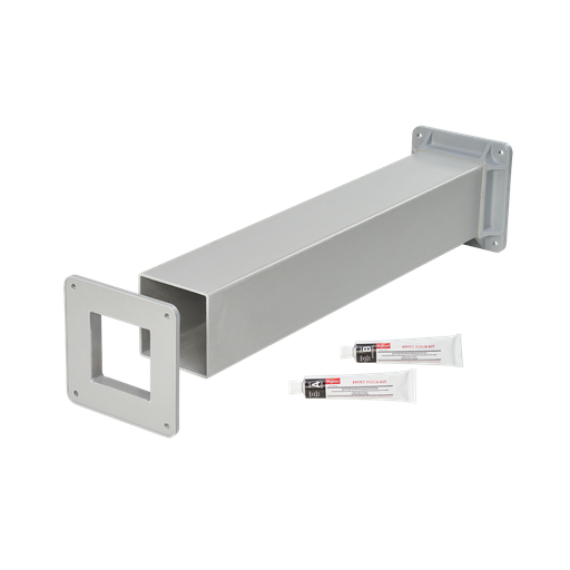 Product image for Hoffman F44WXFG Cut-Off Fitting, 4" x 4", Fiberglass