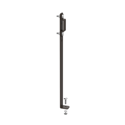 Hoffman LEK6B Runway Elevation Kit, 6" x 0" x 0", Black, Steel Product image for Hoffman LEK6B Runway Elevation Kit, 6" x 0" x 0", Black, Steel