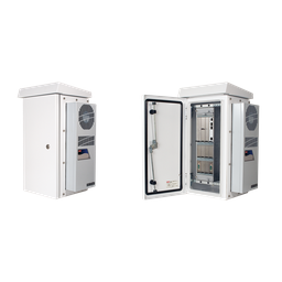 Product image for Hoffman ECL603537VP COMLINE Vertical Mount Cabinet, 600x 350x 375mm, Lt Gray, Aluminum