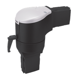 Product image for Hoffman S1MER SYSPEND 180-MAX Rotatable Elbow, Black, Aluminum