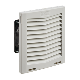Product image for Hoffman HF0924414 HF09 Side-Mount Filter Fan, 24V, 70 CFM, Lt Gray