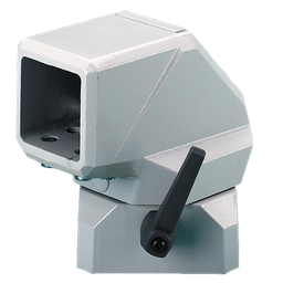 Product image for Hoffman CCS8FECLG COMPACT Series 4 Flange Elbow Coupling, fits 80x 80mm, Lt Gray, Aluminum