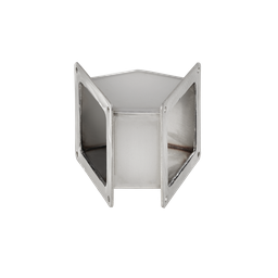 Product image for Hoffman F44WE45SS 45-Degree Elbow, 4" x 4", SS Type 304