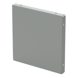 Product image for Hoffman F22GCPNK Closure Plate, 2.5" x 2.5", Gray, Steel