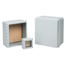 Product image for Hoffman D16148CHSCFGP Hinge-Cover WiFi, Type 4X, 16" x 14" x 8", Fiberglass