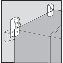 Product image for Hoffman UUMF Ultrx Mounting Bracket Kit, fits Ultrx, Fiberglass