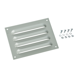 Hoffman AVK23 Louver Plate Kits, 3.25" x 3.25", Gray, Steel