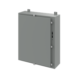 Product image for Hoffman A30HS2508LP Disconnect Enclosure with Clamps, Type 4, 30" x 25.38" x 8", Gray, Steel