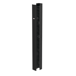 Product image for Hoffman EC6S7 CABLETEK-EC Vertical Cable Manager, 84" x 6" x 9", Black, Steel