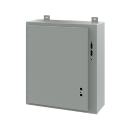Product image for Hoffman A24SA2208LP 24" x 21.38" x 8" Preferred Cutout Disconnect Enclosure without Handle, Type 12, Steel
