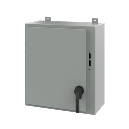 Product image for Hoffman A24SA2210LPPL Preferred Cutout, Disconnect Enclosure, Type 12, 24" x 21.38" x 10", Steel