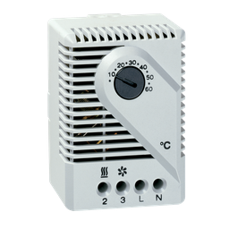 Product image for Hoffman THERM26C Thermostat Controller, 2.64x 1.97x 1.5, Lt. Gray