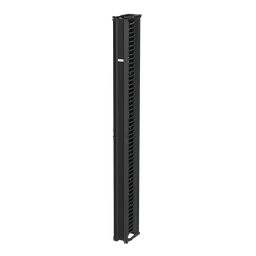 Product image for Hoffman DV6S8 CABLETEK Vertical Cable Manager, 6" x 96", Black, Composite