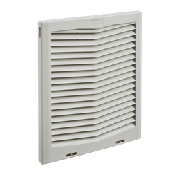 Product image for Hoffman HG1300404 HG Filter Fan Exhaust Grilles, fits HF13 fans, 13-inch, IP54, Lt Gray