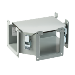 Product image for Hoffman F88LTA Tee Fitting.Top Opening, 8" x 8", Gray, Steel