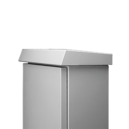 Product image for Hoffman ESSH5020 Solar Shield Top, fits 500x 200mm, Gray, Aluminum