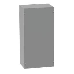 Hoffman ASE12X12X6NK 12" x 12" x 6" Screw-Cover Pull Box, Type 1, without Knockouts, Steel