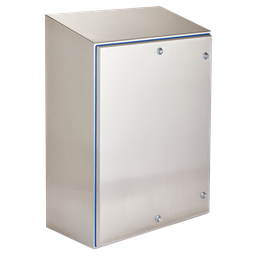 Product image for Hoffman HSDH423612SS HyShed Hinge Cover Enclosures, Type 4X, 42.00x36.00x12.00, Stainless Steel 304