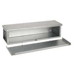 Product image for Hoffman F121224RTGV EconoTrough, NEMA Type 3R, 12" x 12" x 24", Steel