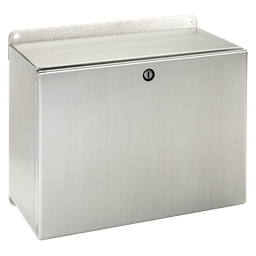 Product image for Hoffman LHC233116SS INLINE Landscape, Type 4X, 230x 310x 155mm, SS Type 304