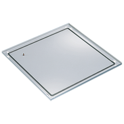 Product image for Hoffman PB076 0-mm Solid Base, fits 700x 600mm, Lt Gray, Steel