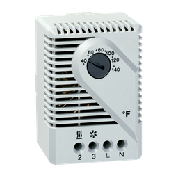 Product image for Hoffman THERM26F Thermostat Controller, 2.64x 1.97x 1.5, Lt. Gray