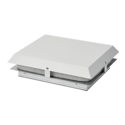 Product image for Hoffman HR1616414 HR Top-Mount Filter Fans, Lt. Gray, ABS