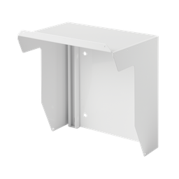 Product image for Hoffman SW2MGLWH Wall-Mount Solar Shields, 20" x 20" x 11.75", White, Galvanized
