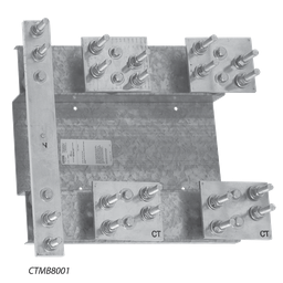 Product image for Hoffman CTMB8003 400 to 800 Amp 3-Phase Current Transformer Mounting Base