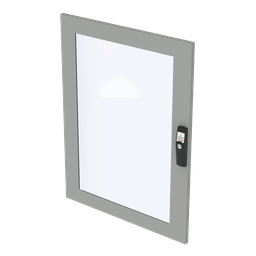 Product image for Hoffman PDWG86 Doors with Windows for Upper and Lower Front, fits 600mm PC/SY, Aluminum