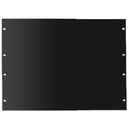 Product image for Hoffman P19RPP1UB Rack Panel for 19-in. Racks, Black, Steel