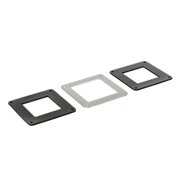 Product image for Hoffman F66WBFG Box Connector, 6" x 6", Epoxy, Steel