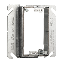 CAD AMR1224SG ADJ MUD RING 1GANG, 3/4 TO 1-1/2"