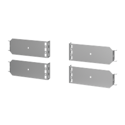 Product image for Hoffman PRB200 Frame-Reducing Brackets for Frames or Grid Straps, 200mm + 200mm, Steel