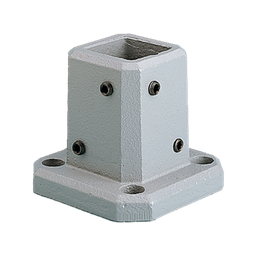 Product image for Hoffman CCS8BBLG COMPACT Series 4 Base Bracket, fits 80x 80mm, Lt Gray, Steel