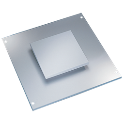 Product image for Hoffman PPT66 Pagoda Tops, fits 600x 600mm, Lt Gray, Steel