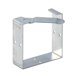 Product image for Hoffman F22GUCGV Galvanized Universal U-Connector, fits 2.5" x 2.5", Steel